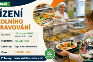Řízení školního stravování – webinář 